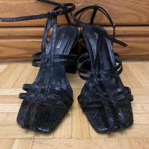 Women’s block heel sandals. Worn once